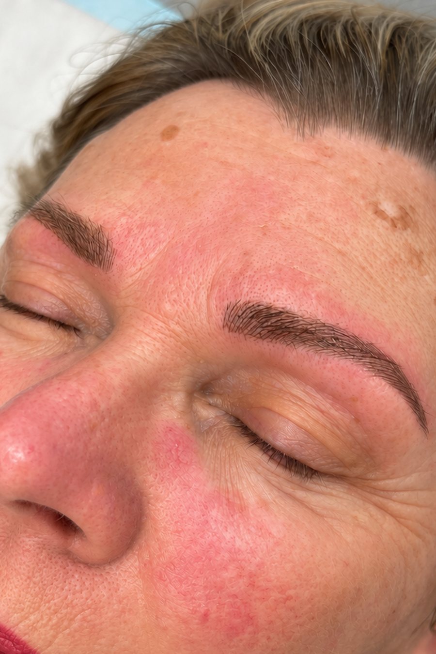 Microblading, after treatment at Nimor Aesthetic